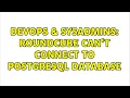 DevOps SysAdmins Roundcube can t connect to PostgreSQL database