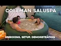 Coleman Bestway SaluSpa Inflatable Hot Tub Complete Setup and Demo