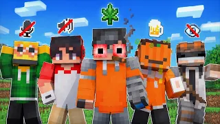Sordo, Ciego, Mudo, Borracho y Dr*gado intentan pasarse el Minecraft...