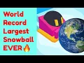 I Got The WORLD RECORD For LARGEST SNOWBALL EVER in Snowball io