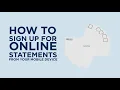 Sign Up for Bellco s E-Statements From the Mobile App