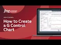How to Create a G Control Chart in JMP