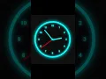 Extreme Analog Clock Futuristic Neon Clock Design with HTML CSS JavaScript