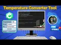 Build a Temperature Converter Tool C WinForms
