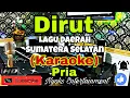 Download Lagu DIRUT - Lagu Daerah Sumatera Selatan (KARAOKE) Instrument || Nada Pria || FIS minor