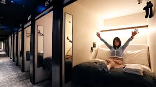 a futuristic capsule hotel in tokyo where couples stay side by side the millennials shibuya