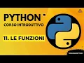 11 FUNCTIONS BASIC PYTHON COURSE - ITALIAN TUTORIAL
