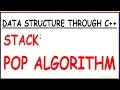 STACK POP ALGORITHM HINDI