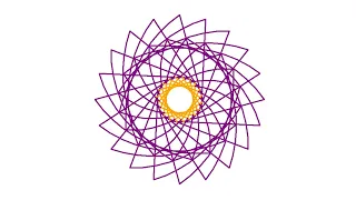 Simple Python Turtle Graphic and Code Spirograph 6