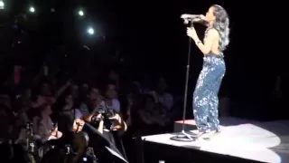 Download RIHANNA crying on stage + singing live DIAMONDS World Tour (Lille Grand Stade) MP3