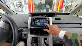 تركيب شاشه X3 تويوتا كيمرة لباص نوها فوكسي مديل2011 لدى مركز جابر عدنان للطلب اتصل علا 773774766 