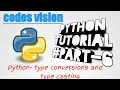 Python tutorial part-6 hindi type conversions and type casting