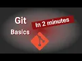 Git in 2 Minutes The Basics You Should Know