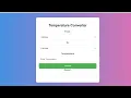Building a Temperature Converter Web Page with HTML CSS and JavaScript