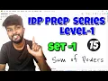Python IDP Preparation Series Level 1 Set 1 Sum of Powers explained by shiva prasad m