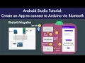 Android Studio Tutorial Create an app to connect the Arduino using Bluetooth and RxAndroid