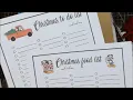 FREE Christmas to do list Printable and my brain dump for the week trying to stay focused and organi
