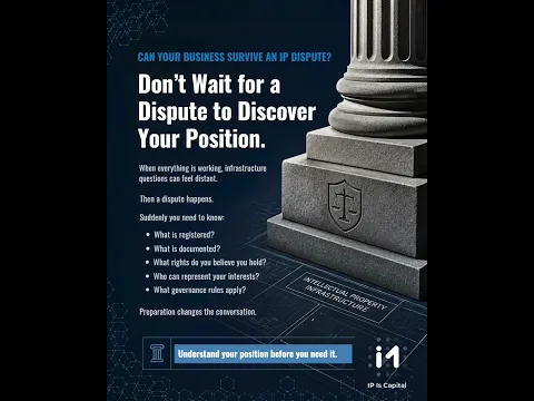 IP dispute readiness..