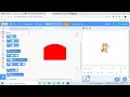 How to get a Red Hat Block and a key enter pressed block in Scratch