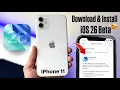 Download Lagu How to Download \u0026 Install iOS 26 Bet Update on iPhone 11