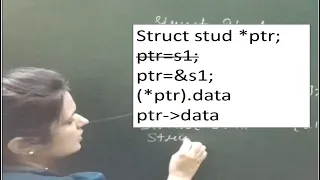 Structure in C part 6 pointer to structure structure pointer