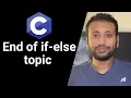 C programming Bangla Tutorial 5 88 End of if-else Topic