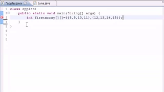 Java Programming Tutorial 33 Multidimensional Arrays