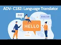Darsh Garg Project - 182 Language Translator WhiteHat Jr Python Coding Spyder