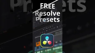 Free DaVinci Resolve Presets Gaming Shorts And TikTok Preset Shorts 