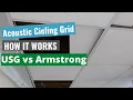 How Acoustic ceiling Grid Constructed - Quick and Easy