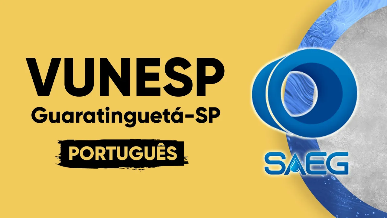 PROVA VUNESP 2021 - PORTUGUÊS (NÍVEL MÉDIO) - SAEG Guaratinguetá