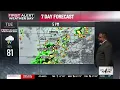 FIRST ALERT WEATHER DAY More afternoon evening storms today