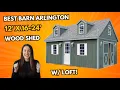 Explore the Incredible Arlington Wood Shed Kit from Best Barns