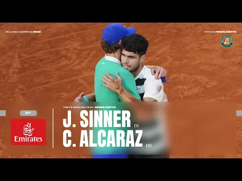 Highlights Sinner vs Alcaraz Final | Roland-Garros 2025 - YouTube thumbnail