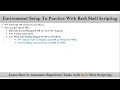 Section-2 -1 Environment Setup to Practice With Bash Shell Scripting