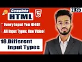 HTML Input Types Explained HTML Tutorial for Beginners HTML Full Course