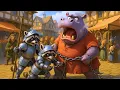 Download Lagu Greedy Hippo Steals Wrong Meal And Instantly Regrets It!