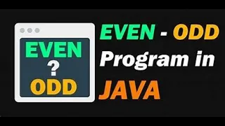 Java Even Number Odd Number Example Program User Input