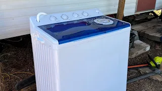 Perfect Off-Grid Portable Lightweight Washing Machine - This Thing FAR Exceeded My Expectations