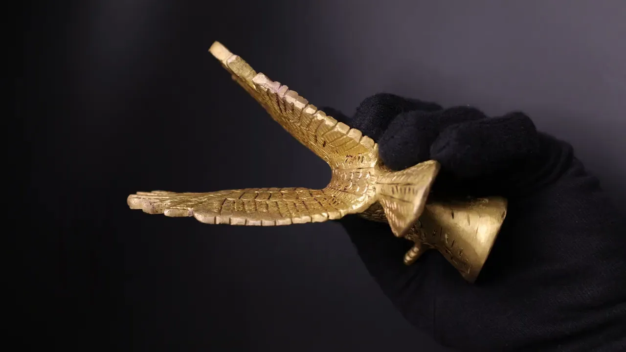 Brass Eagle Statue for Leadership, Focus & Success Energy