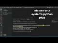 python pip list and pip freeze commands