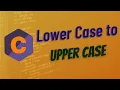 Convert Lower Case into Upper Case String without STRUPR C Program