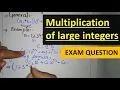 multiplication of large integers divide and conquer in design and analysis of algorithm urdu hindi