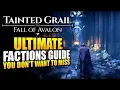 Tainted Grail Fall of Avalon ALL Factions Guide - DON T Miss These Quests