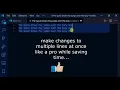 How to edit multiple lines in visual studio code