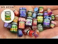 EASY dollhouse miniature Jars made from everyday items - No Clay or Resin