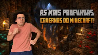 AS PROFUNDAS CAVERNAS DO MINECRAFT -  MINHA JORNADA MINECRAFT -