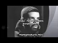Drake - Emotionless (LYRICS) Scorpion Album