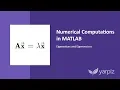 Eigenvalues and Eigenvectors in MATLAB