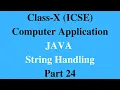 JAVA String Handling Part 24 Alphabetic Pattern